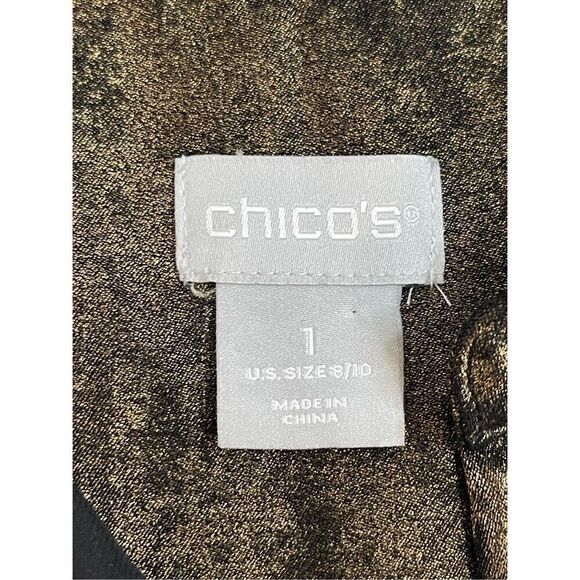 Chicos women’s bundle lot button down and blouse size Chicos 1 or medium 8/10 - Picture 9 of 13